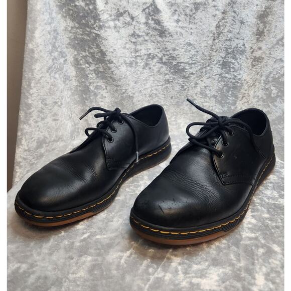 Dr Martens Air Wair Mens Black Leather Cavendish 3-Eye Shoes Unisex -Size 9M main image 9